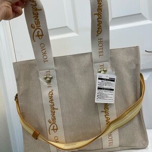 Exclusive Tokyo Disneyland Hotel Canvas Tote Bag - Brand New with Tags